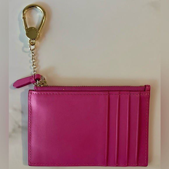 Cole Haan Card case with Zip Super Pink - Grand series - Picture 4 of 4